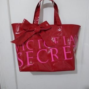 Victoria's Secret Large bowPVC Tote